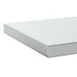 Preview: Wandregale 2 Stk. 50x30x3 cm Silbern Edelstahl