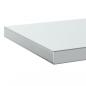 Preview: Wandregale 2 Stk. 50x30x3 cm Silbern Edelstahl