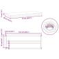 Preview: Wandregale 2 Stk. 75x30x3 cm Schwarz Edelstahl