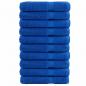 Preview: ARDEBO.de - Premium-Handtücher SOLUND 10 Stk. Blau 100x200 cm 600 g/m²