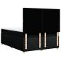 Preview: Boxspringbett mit Matratze Schwarz 140x190 cm Stoff