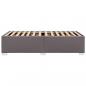 Preview: Bettgestell Grau 80x200 cm Kunstleder