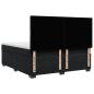 Preview: Boxspringbett mit Matratze Schwarz 180x200 cm Samt
