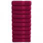 Preview: ARDEBO.de - Premium-Duschtücher SOLUND 10 Stk. Bordeaux 70x140 cm 600 g/m²