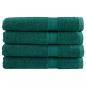 Preview: ARDEBO.de - Premium-Saunatücher SOLUND 4 Stk. Grün 80x200 cm 600 g/m²