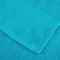 Preview: Premium-Saunatücher SOLUND 10 Stk. Türkis 80x200 cm 600 g/m²
