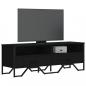 Preview: ARDEBO.de - TV-Schrank Schwarz 122x34x41 cm Holzwerkstoff