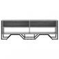 Preview: TV-Schrank Grau Sonoma 122x34x41 cm Holzwerkstoff