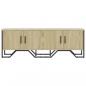 Preview: TV-Schrank Sonoma-Eiche 122x34x41 cm Holzwerkstoff