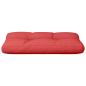 Preview: Palettenkissen Rot 70x40x12 cm Stoff