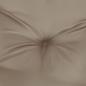 Preview: Palettenkissen Taupe 70x40x12 cm Stoff