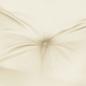 Preview: Palettenkissen Creme 80x40x12 cm Stoff