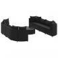 Preview: 9-tlg. Garten-Sofagarnitur mit Kissen Schwarz Poly Rattan