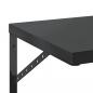 Preview: Wandregale 2 Stk. 100x40 cm Schwarz Edelstahl