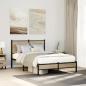 Preview: ARDEBO.de - Metallbett ohne Matratze Sonoma-Eiche 120x200 cm