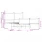 Preview: Metallbett ohne Matratze Eichen-Optik 120x200 cm