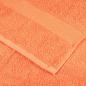 Preview: Premium-Saunatücher SOLUND 4 Stk. Orange 80x200 cm 600 g/m²