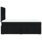 Preview: Boxspringbett mit Matratze Schwarz 120x200 cm Stoff