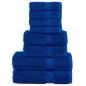 Preview: ARDEBO.de - 8 tlg. Premium-Handtuch-Set SOLUND Blau 600 g/m²
