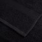 Preview: 6 tlg. Premium-Handtuch-Set SOLUND Schwarz 600 g/m²