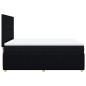 Preview: Boxspringbett mit Matratze Schwarz 140x190 cm Stoff
