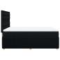 Preview: Boxspringbett mit Matratze Schwarz 140x190 cm Stoff