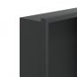 Preview: Duschnische Mattschwarz 32x32x9 cm Edelstahl