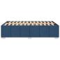 Preview: ARDEBO.de - Bettgestell Blau 120x200 cm Stoff