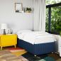 Preview: ARDEBO.de - Bettgestell Blau 80x200 cm Stoff