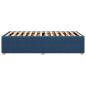 Preview: Bettgestell Blau 80x200 cm Stoff
