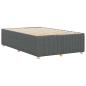 Preview: Bettgestell Dunkelgrau 120x190 cm Stoff