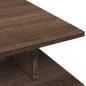 Preview: Couchtisch Braun Eichen-Optik 102x55x35 cm Holzwerkstoff