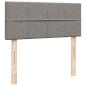 Preview: Boxspringbett mit Matratze Taupe 120x200 cm Stoff