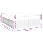 Preview: Boxspringbett mit Matratze Dunkelbraun 200x200 cm Stoff