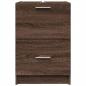 Preview: Waschbeckenunterschrank Braun Eichen-Optik 40x37x59 cm