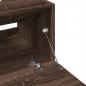 Preview: Waschbeckenunterschrank Braun Eichen-Optik 40x37x59 cm