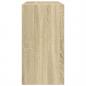 Preview: Waschbeckenunterschrank Sonoma-Eiche 63x29x55 cm Holzwerkstoff