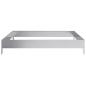 Preview: Hochbeet 100x100x18,5 cm Verzinkter Stahl