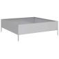 Preview: Hochbeet 100x100x33,5 cm Verzinkter Stahl