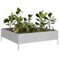 Preview: Hochbeet 100x100x33,5 cm Verzinkter Stahl