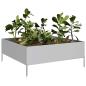 Preview: Hochbeet 100x100x25 cm Verzinkter Stahl