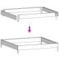 Preview: Hochbeet 100x100x25 cm Verzinkter Stahl
