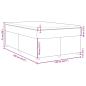 Preview: Boxspringbett mit Matratze Hellgrau 140x190 cm Stoff