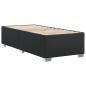 Preview: Bettgestell Schwarz 90x190 cm Kunstleder