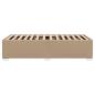 Preview: Bettgestell Cappuccino-Braun 90x200 cm Kunstleder