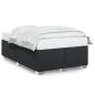 Preview: Bettgestell Schwarz 120x190 cm Kunstleder