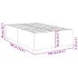 Preview: Bettgestell Schwarz 120x190 cm Kunstleder