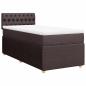Preview: Boxspringbett mit Matratze Dunkelbraun 80x200 cm Stoff