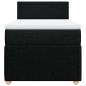 Preview: Boxspringbett mit Matratze Schwarz 90x200 cm Stoff