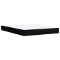 Preview: ARDEBO.de - Boxspringbett mit Matratze Schwarz 160x200 cm Stoff